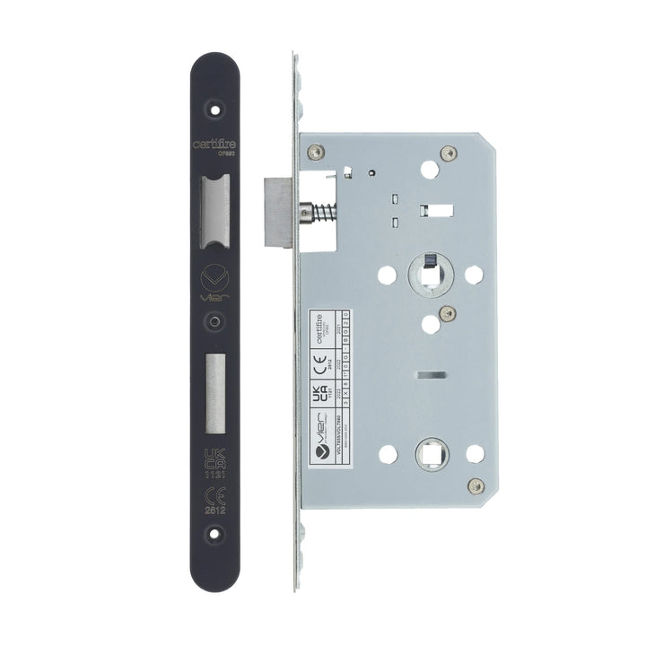 Zoo Hardware European DIN Radius Bathlock - 2 Piece - 60mm