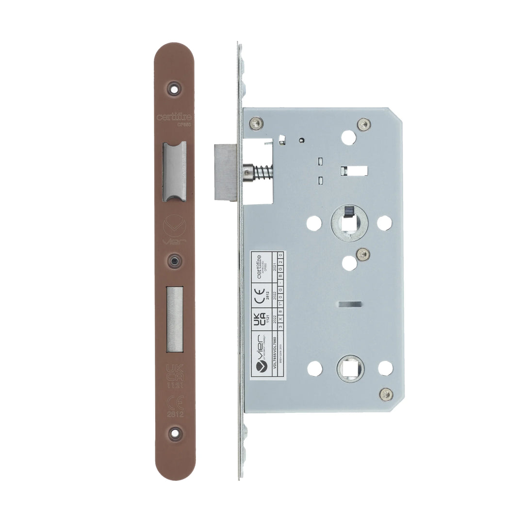 Zoo Hardware European DIN Radius Bathlock - 2 Piece - 60mm