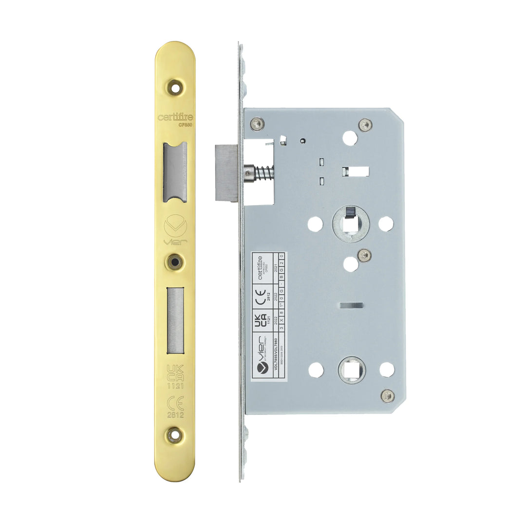 Zoo Hardware European DIN Radius Bathlock - 2 Piece - 60mm