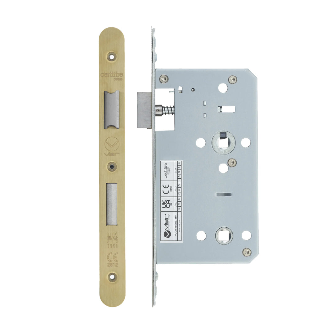 Zoo Hardware European DIN Radius Bathlock - 2 Piece - 60mm