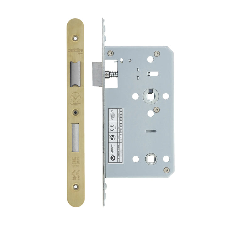 Zoo Hardware European DIN Radius Bathlock - 2 Piece - 60mm