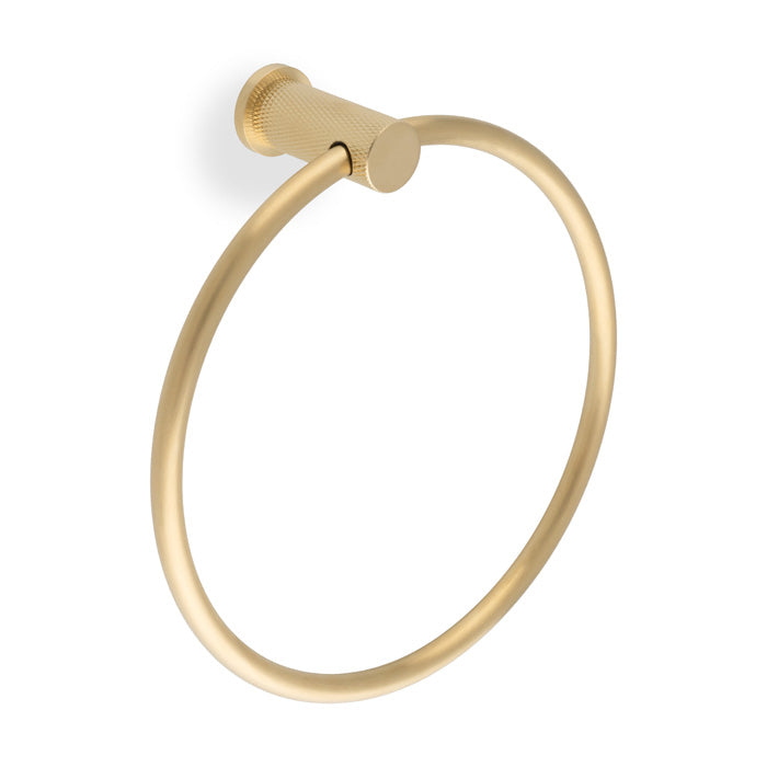 Alexander and Wilks Brunel AW451 Diamond Knurled Towel Ring - itfitz
