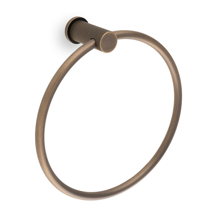 Alexander and Wilks Brunel AW453 Reeded Towel Ring - itfitz