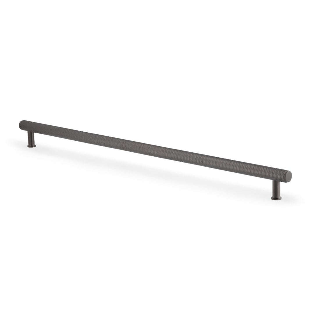 Alexander Wilks AW809 Crispin Knurled Cabinet handle - 448mm - bronze
