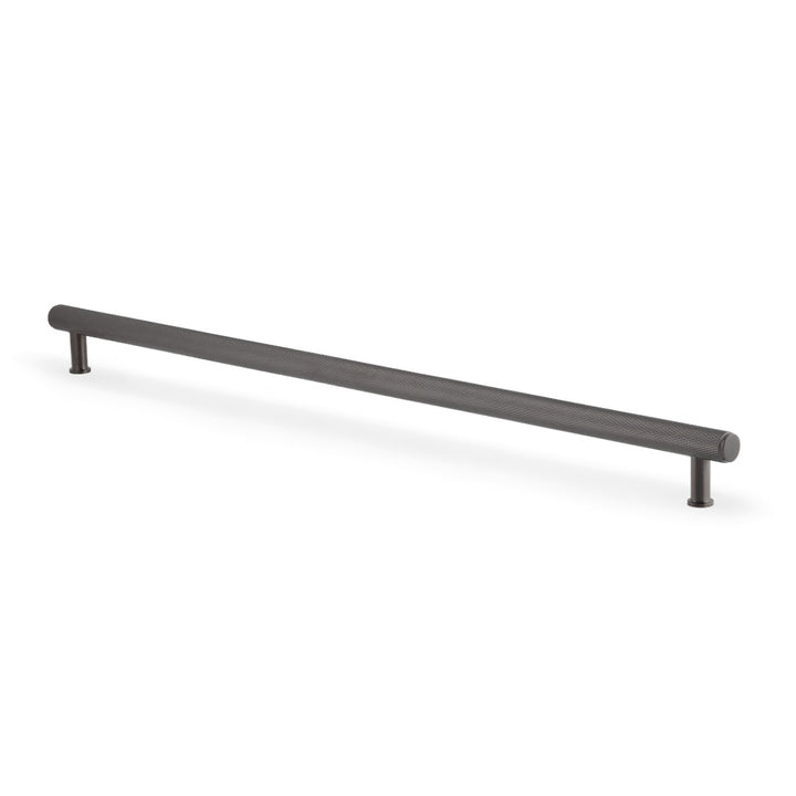 Alexander Wilks AW809 Crispin Knurled Cabinet handle - 448mm - bronze