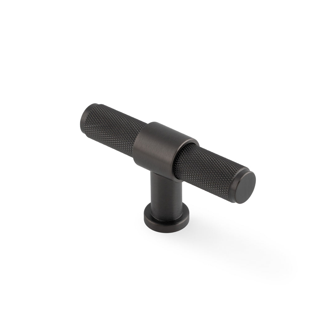 Alexander & Wilks AW838 Kingston Knurled T-Bar Cupboard Knob
