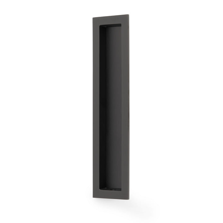 Alexander Wilks AW911 Rectangular Flush Pull - 200mm - dark bronze