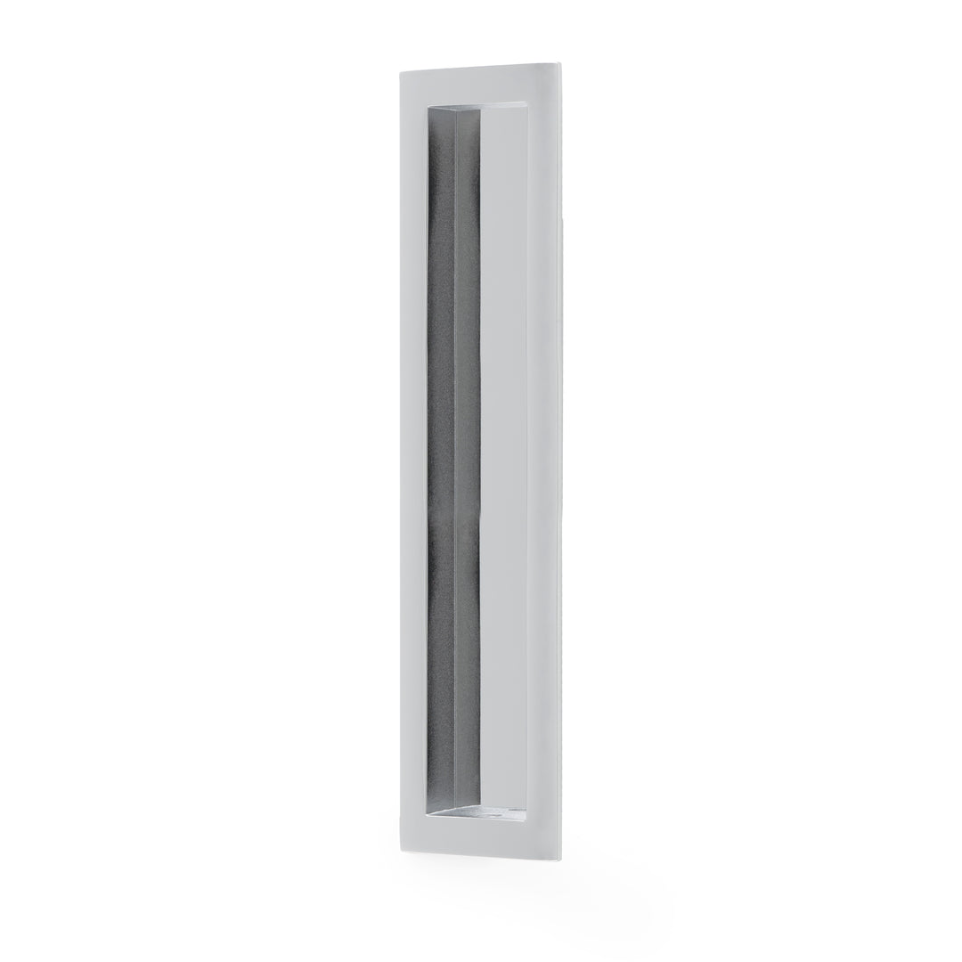 Alexander Wilks AW911 Rectangular Flush Pull - 200mm - polished chrome