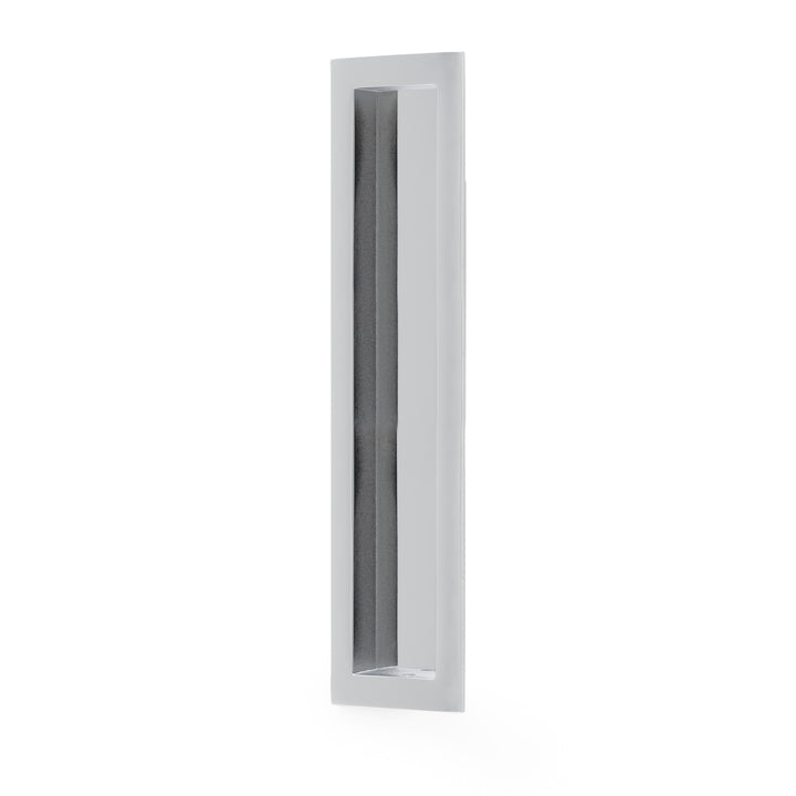 Alexander Wilks AW911 Rectangular Flush Pull - 200mm - polished chrome