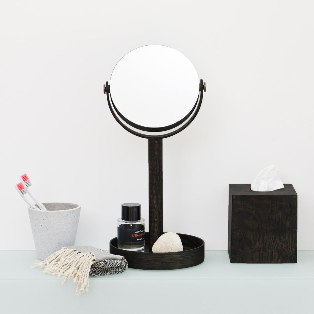 WIREWORKS 63214 Dark Oak Close Up Mirror