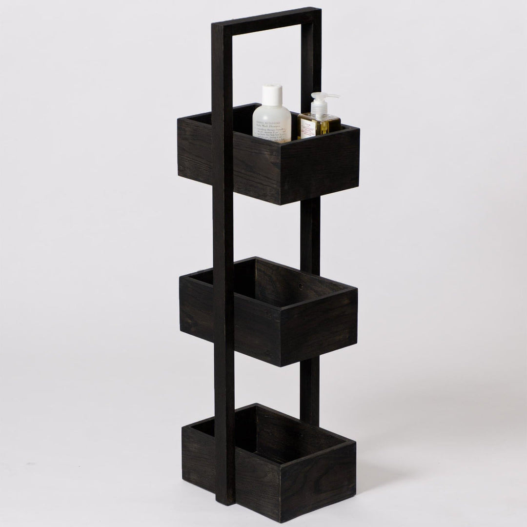 WIREWORKS 63105 Dark Oak Mezza Three Tier Caddy