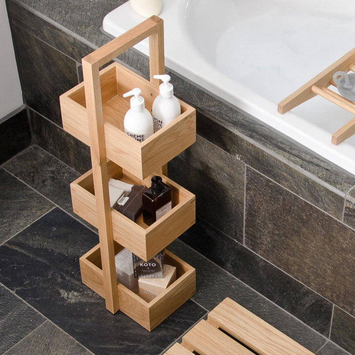 WIREWORKS 63101 Oak Mezza Three Tier Caddy