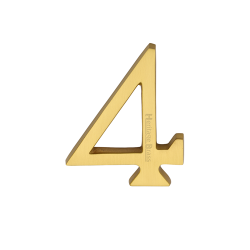 M.Marcus Satin Brass Numbers