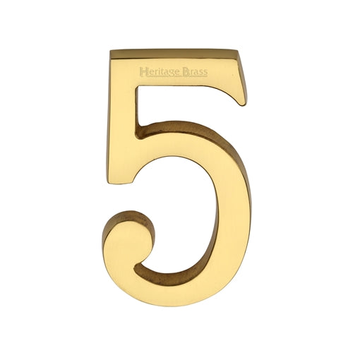 M.Marcus Unlacquered Brass Numbers