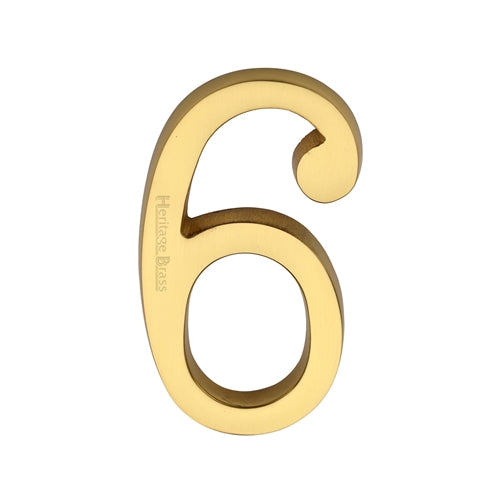 M.Marcus Unlacquered Brass Numbers