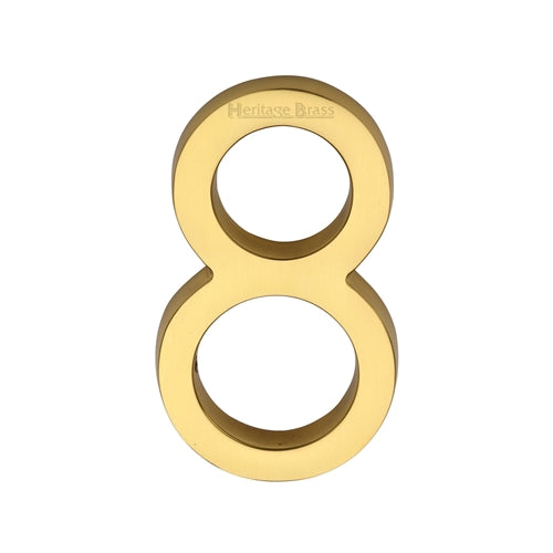 M.Marcus Unlacquered Brass Numbers