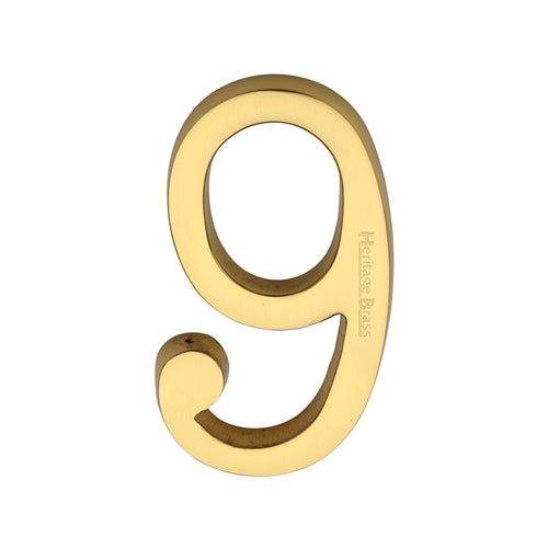 M.Marcus Polished Brass Numbers