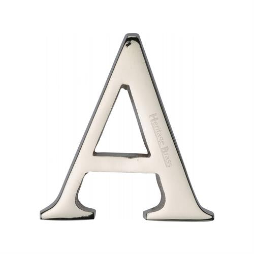 M.Marcus Heritage Brass - Polished Nickel Letters