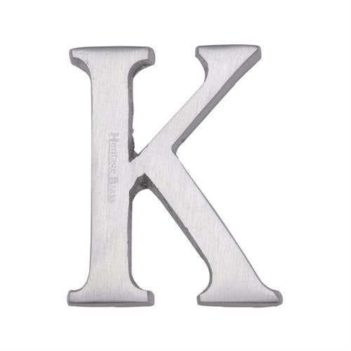 M.Marcus Heritage Brass - Satin Chrome Letters