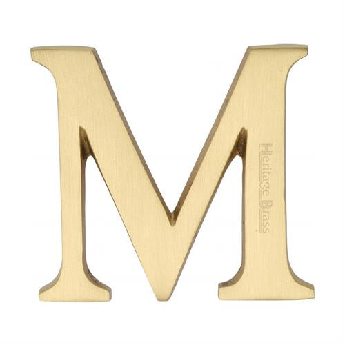M.Marcus Heritage Brass - Satin Brass Letters