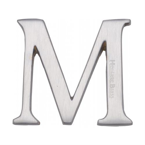M.Marcus Heritage Brass - Satin Chrome Letters
