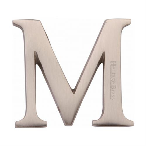 M.Marcus Heritage Brass - Satin Nickel Letters