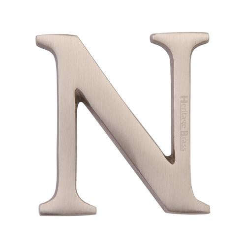 M.Marcus Heritage Brass - Satin Nickel Letters
