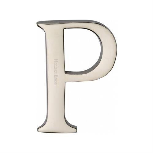 M.Marcus Heritage Brass - Polished Nickel Letters