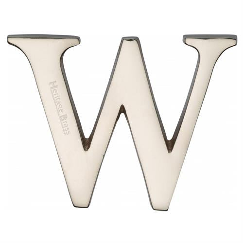 M.Marcus Heritage Brass - Polished Nickel Letters