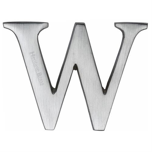 M.Marcus Heritage Brass - Satin Chrome Letters