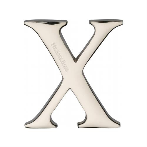 M.Marcus Heritage Brass - Polished Nickel Letters
