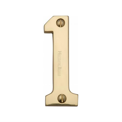 M.Marcus Heritage Brass - Polished Brass Numbers