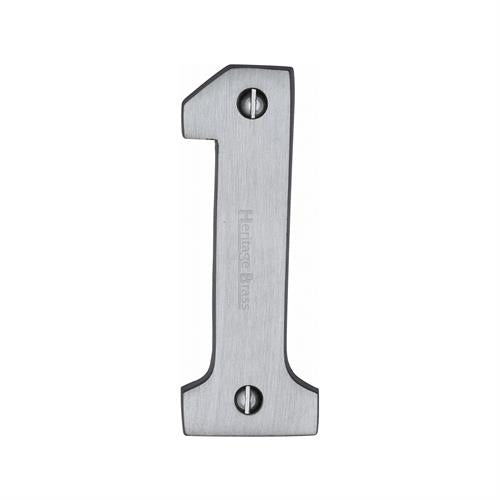 M.Marcus Heritage Brass - Satin Chrome Numbers