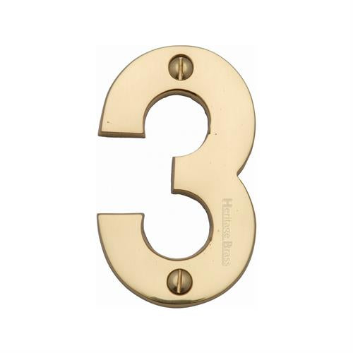M.Marcus Heritage Brass - Polished Brass Numbers