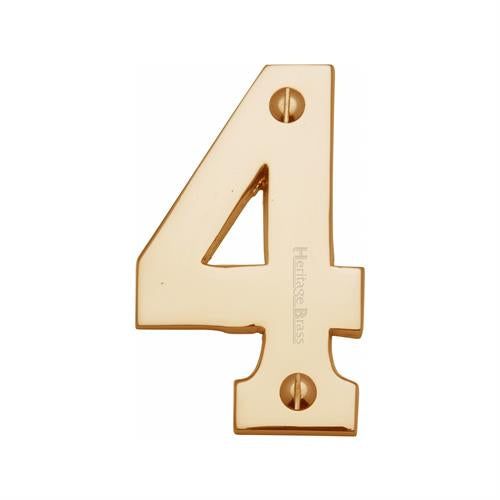 M.Marcus Heritage Brass - Polished Brass Numbers