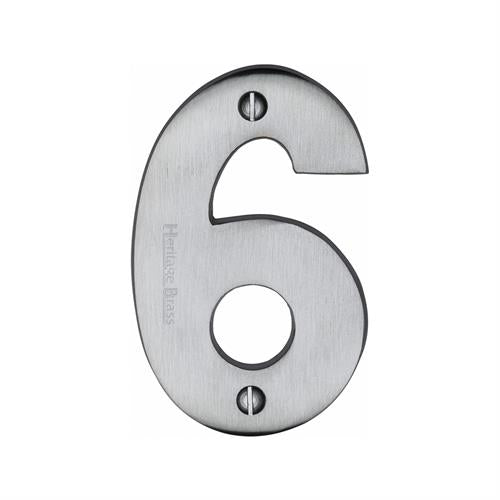 M.Marcus Heritage Brass - Satin Chrome Numbers
