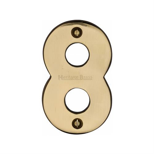 M.Marcus Heritage Brass - Polished Brass Numbers
