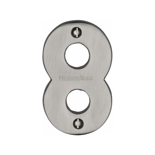 M.Marcus Heritage Brass - Satin Nickel Numbers