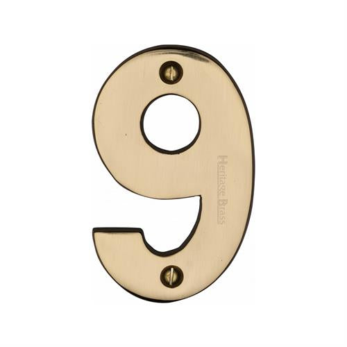 M.Marcus Heritage Brass - Polished Brass Numbers