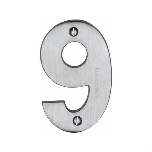 M.Marcus Heritage Brass - Satin Chrome Numbers