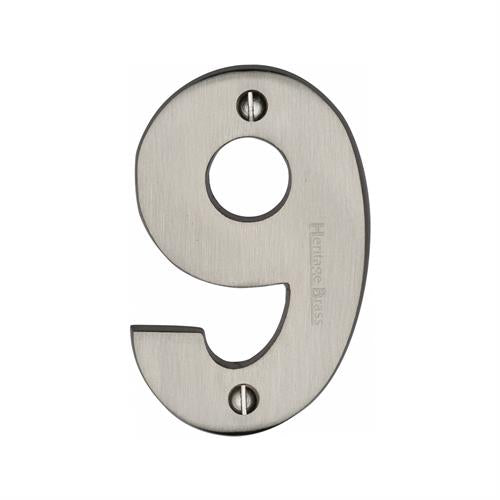 M.Marcus Heritage Brass - Satin Nickel Numbers