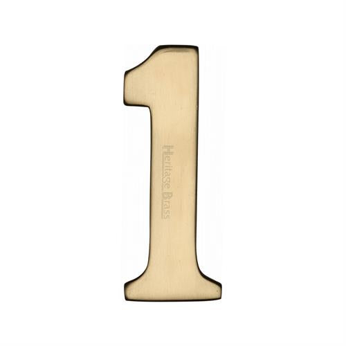 M.Marcus Heritage Brass Self-Adhesive Numbers