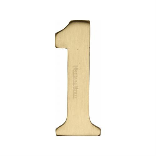 M.Marcus Heritage Brass Self-Adhesive Numbers