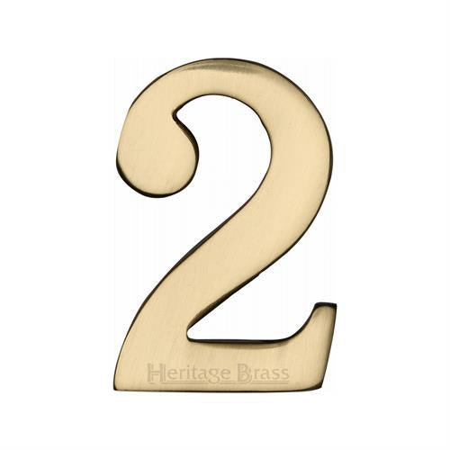 M.Marcus Heritage Brass Self-Adhesive Numbers