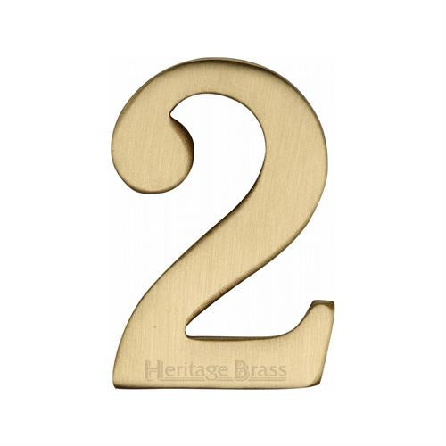 M.Marcus Heritage Brass Self-Adhesive Numbers