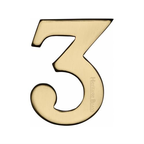 M.Marcus Heritage Brass Self-Adhesive Numbers