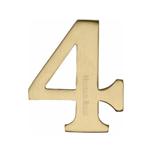 M.Marcus Heritage Brass Self-Adhesive Numbers