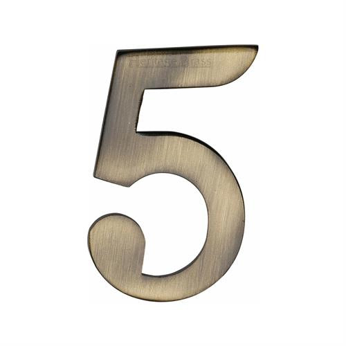 M.Marcus Heritage Brass Self-Adhesive Numbers