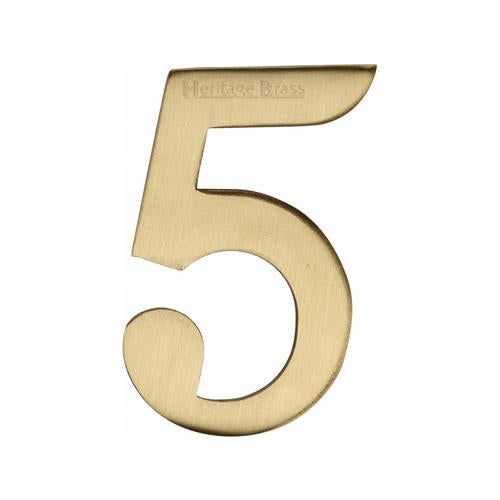 M.Marcus Heritage Brass Self-Adhesive Numbers