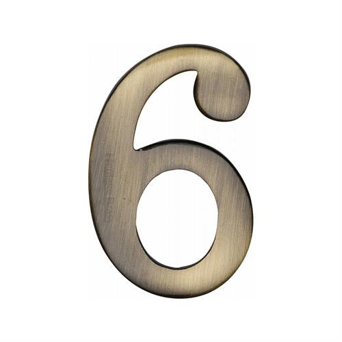 M.Marcus Heritage Brass Self-Adhesive Numbers